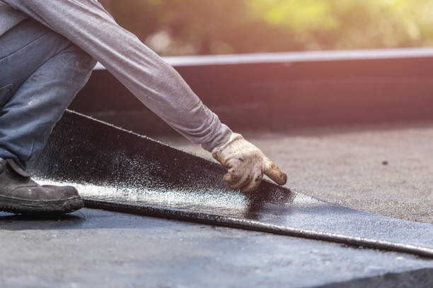 Professional Exterior Waterproofing technician working in Angola, IN